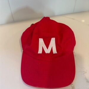 Red Kids Cap with White Lettering